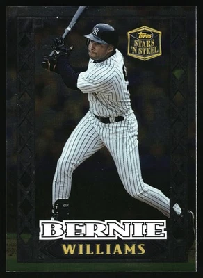 1998 Topps Stars 'n Steel - Bernie Williams #6 - Image 1 of 2
