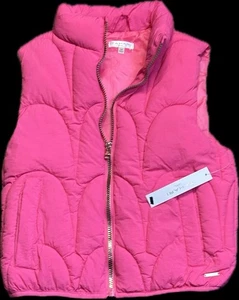 Tahari Girls Puffer Vest size 10 New. Pink - Picture 1 of 8