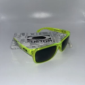 Oakley Deuce Coupe Holbrook Sulphur Aftermarket Black Iridium Lenses OO9102-25 - Picture 1 of 8