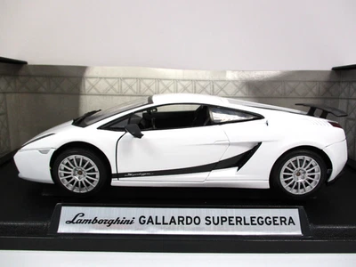 MOTOR MAX - LAMBORGHINI GALLARDO SUPERLEGGERA (WHITE) - 1/18 DIECAST - Image 1 of 4