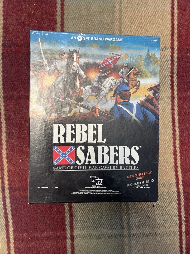 REBEL SABERS SPI/TSR Board Gme. UNPUNCHED and COMPLETE. - Image 1 of 4
