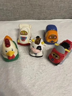 Konvolut 5 ©vtech Tut Tut Baby Flitzer Kuh Hahn Lastwagen Motorrad Sportwagen - Bild 1 von 4