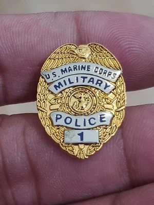 Значок No1 корпуса морской пехоты США военной полиции - Изображение 1 из 4