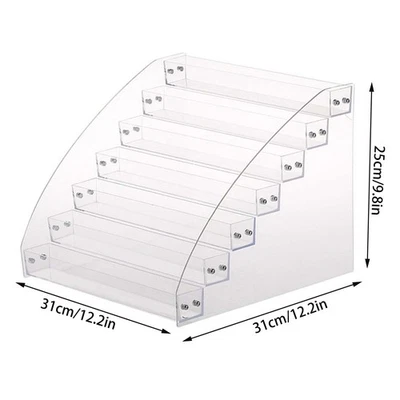 Soporte organizador de 7 capas de esmalte de uñas soporte de maquillaje acrílico Foto 1 de 4