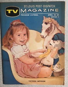 TV MAGAZINE St. Louis (MO) Post-Dispatch April 18 1965 Victoria Meyerink cover - Picture 1 of 4