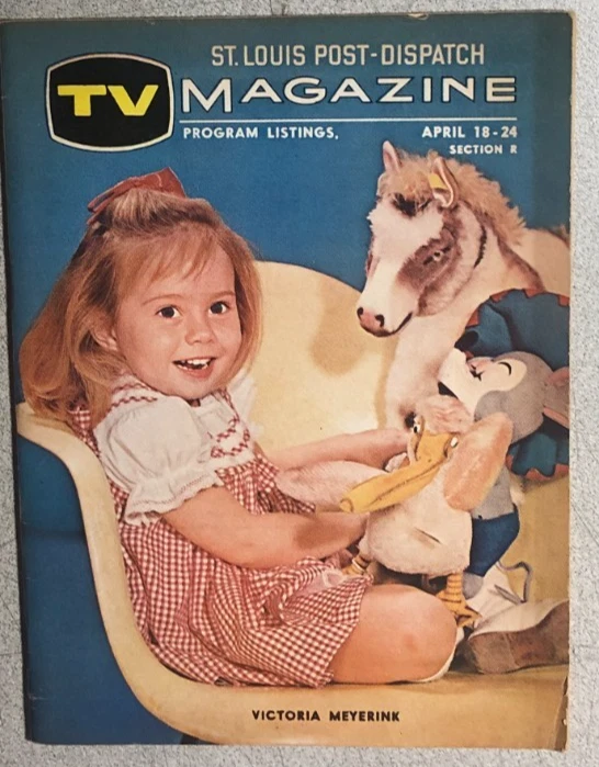 TV MAGAZINE St. Louis (MO) Post-Dispatch April 18 1965 Victoria Meyerink cover - Image 1 of 4