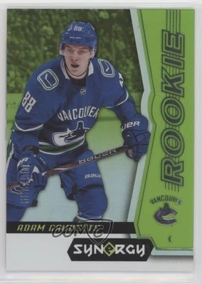 2018-19 Upper Deck Synergy Rookies Green /299 Tier 1 Adam Gaudette #51 Rookie RC - Image 1 of 2