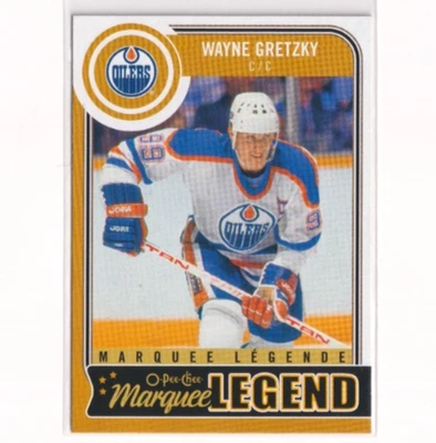 2014-15 O-Pee-Chee Marquee Legend 587 Wayne Gretzky Edmonton Oilers - Image 1 of 2