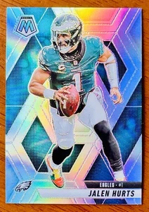 2025 Mosaic #1 Jalen Hurts SILVER PRIZM HOLO Philadelphia Eagles MVP - Bild 1 von 8