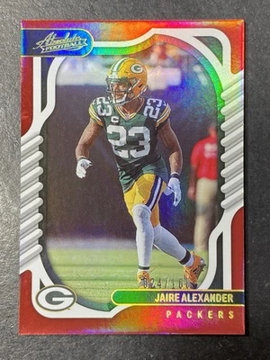 2022 Panini Absolute Spectrum Red /100 Jaire Alexander #67 - Image 1 of 3