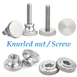 GERÄNDELTE SCHRAUBGERÄNDELTE RÄNDELMUTTERN EDELSTAHL HANDGRIFF KNÖPFE M2 - M10 - Bild 1 von 11