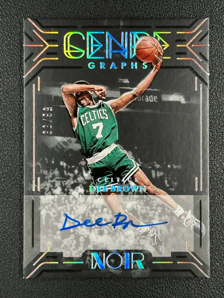2024 Panini Noir Dee Brown Genre Graphs  Auto 56/99 Celtics #Z - Image 1 of 2