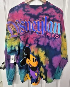 ^New Disney DISNEYLAND 70th ANNIVERSARY Spirit Jersey Tie Dye Size Medium M - Picture 1 of 2