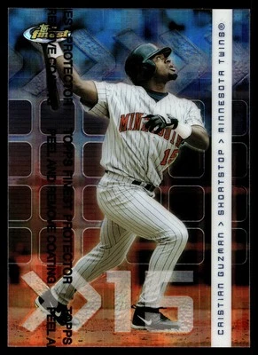 Finest #55 Cristian Guzmán 2002 X-Fractors protectores #/99 Foto 1 de 2