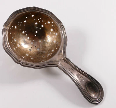 Sieb Teesieb Silber 800 Gebrüder Kühn Monogramm IB BI - Bild 1 von 4