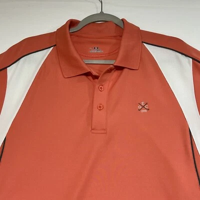 Camisa polo de golf Evanston Golf Club Under Armour para hombre XLarge UA Heat Gear Foto 1 de 4