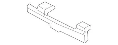 Genuine Ford 2014-2019 Fiesta ST Bumper Grille Lower Reinforcement D2BZ-8A284-A - Image 1 of 2