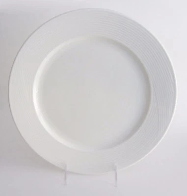 BAUSCHER WEIDEN Vitro-Colección 107 Blanco Borde Redondo Plato para Servir 12" NUEVO Foto 1 de 4