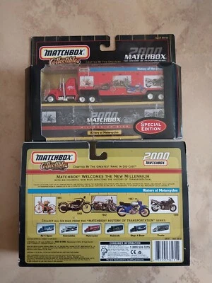 2000 Matchbox Rigs Kenworth Aerodyne History of Motorcycles Special Edition  - Image 1 of 2
