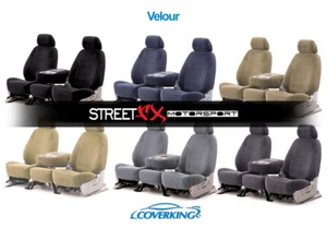 Coverking Velour Tailored Seat Covers for 2015-2020 Subaru WRX STI - Picture 1 of 15