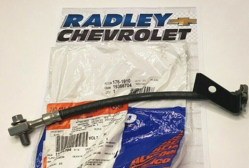 19366704 NUEVO GM OEM MANGUERA FRENO TRASERO IZQUIERDO CHEVROLET GMC CADILLAC B01 Foto 1 de 2