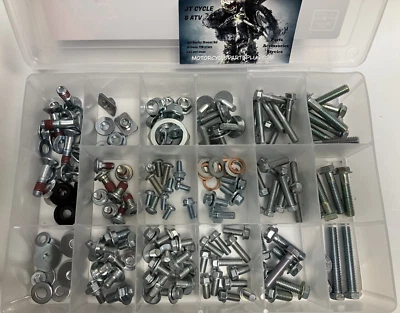 KIT DE MANTENIMIENTO DE PERNOS PARA MOTO CROSS KX TODOTERRENO KAWASAKI MX de 156 piezas Foto 1 de 3
