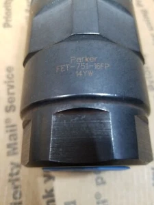 Parker 3/4" Kupplung 1" NPTF FET Serie Schnellkupplung mit Staubstecker 751-16FP - Bild 1 von 3