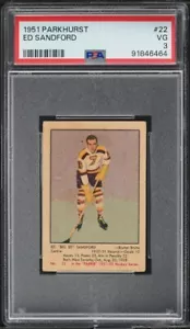 1951 Parkhurst Ed Sandford #22 PSA 3 - Bild 1 von 2