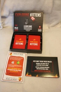 Exploding Kittens Card Game NSFW Edition Card Game Complete 2015 Lightly Used - Picture 1 of 3