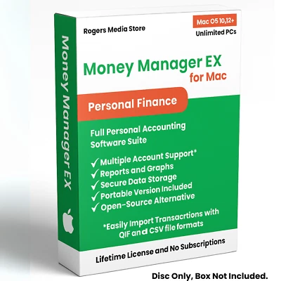 Money Manager EX Personal Finance Software for Mac - Budgets Reports Import QIF - Image 1 of 4