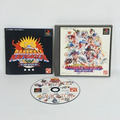 BASEBALL NAVIGATOR SLPS-00687 PS1 Playstation For JP System 0368 p1 - Image 1 of 4
