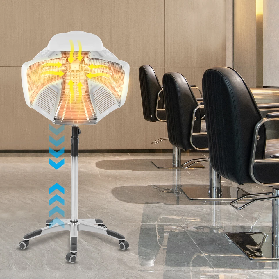 Secador de pelo independiente calentador de aceite para peluquería 1800 W Foto 1 de 4