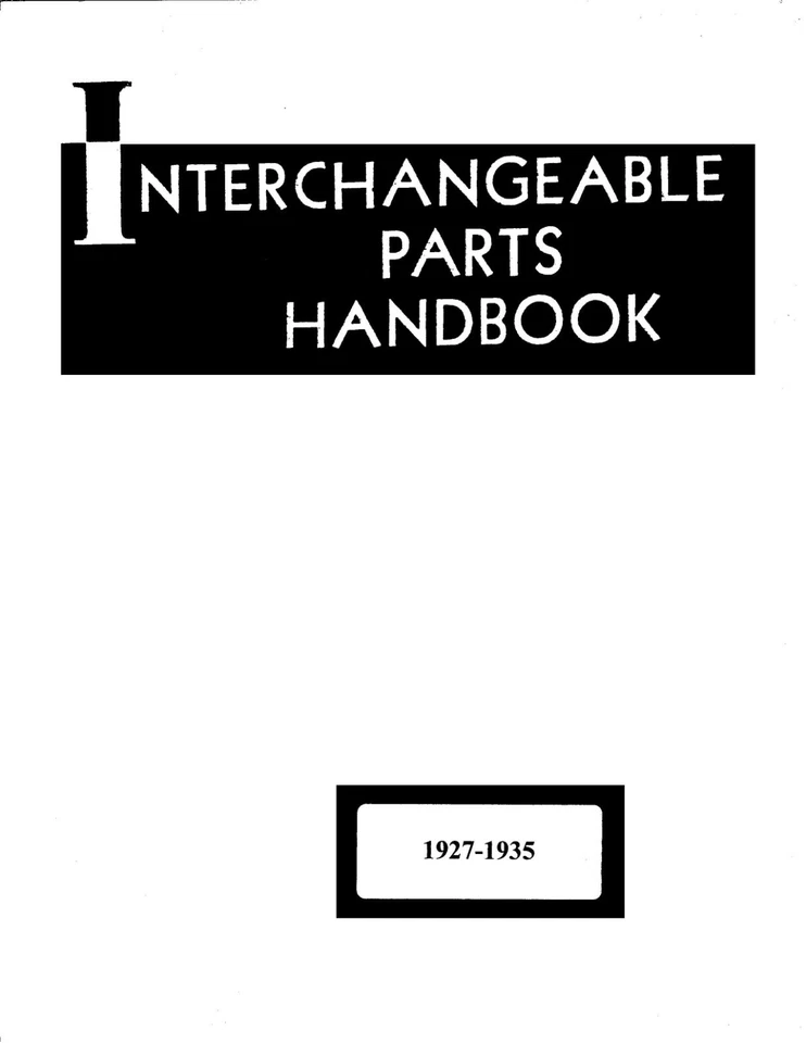 INTERCAMBIO DE PIEZAS DE AUTOMÓVIL FRAZER 1927 1928 1929 1930 1931 1932 1933 1934 1935 Foto 1 de 1