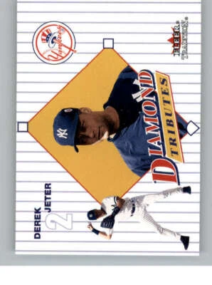 2001 Fleer Tradition Diamond Tributes #DT26 Derek Jeter (ref 145716) - Image 1 of 2