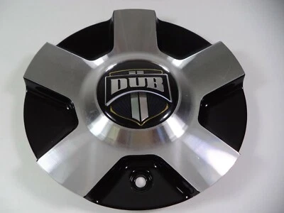 Dub Wheels Black / Silver Wheel Center Cap # M-904 (1 CAP)  - Image 1 of 4