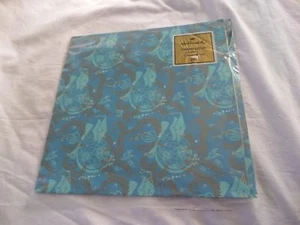 Vtg Graduation Gift Wrap Cap diploma Globe "gold"  Hallmark  Blue - Picture 1 of 8