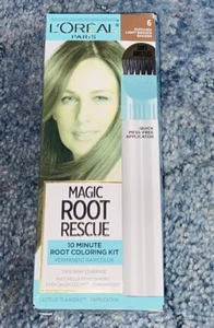 L'Oreal Magic Root Rescue 10 Min. Coloring Kit *#6 LIGHT BROWN - Picture 1 of 1