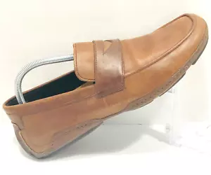 Cole Haan Air Leather Shoe Men's 10.5 M Cognac Slip-On Penny Loafer Preppy - Picture 1 of 10