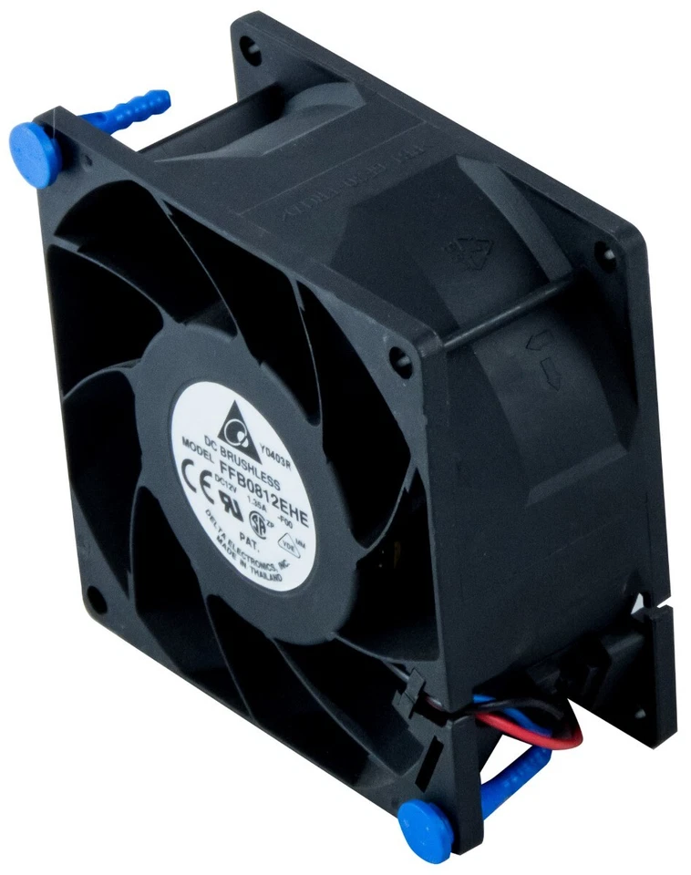 Delta FFB0812EHE 3-PIN Raffreddamento Ventilatore 12V 1.35A 80mm x 38mm - Immagine 1 di 2