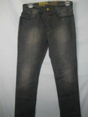 NUEVO Pantalones de mezclilla analógicos Arto Saari para hombre 26x30 botón mosca firma ajuste gris lavado (C74) Foto 1 de 4