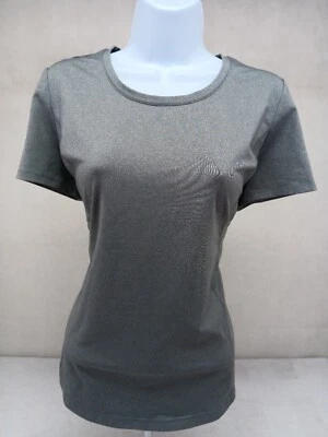 Camisa de entrenamiento FILA para mujer gris medio malla ventilada axilas manga corta Foto 1 de 4