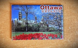 OTTAWA ONTARIO - SOUVENIR REFRIGERATOR MAGNET FROM CANADA - OLD & RARE - Picture 1 of 1