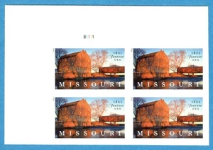 Scott #5626a, MNH, Imperforate (NDC), Plate Block of 4, Missouri Statehood(2021) - Picture 1 of 2