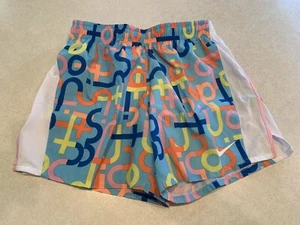 NWT Nike Girl’s Athletic Gym Shorts Multi Color Standard Dri Fit Size XL - Picture 1 of 4