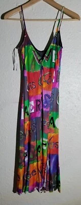 Vestido elástico Versace Pop Art Graffiti vintage primavera/verano mujer talla IT 38 Foto 1 de 4