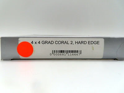 New Schneider 4x4" Graduated Coral 2 Filter Hard Edge Grad MFR # 68-111444 - Image 1 of 2