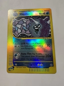 Tarjeta electrónica Holograma Inverso Raro Cloyster 42/165 Expedición WOTC Tarjeta Pokémon De Colección - Imagen 1 de 5