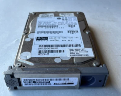 Disco duro Sun 390-0156 36 GB 10K SCSI MAP3367NC, 540-4904 Foto 1 de 2