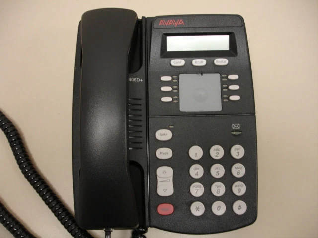 One Refurbished Merlin Magix 4406D+ Black Phone  (Avaya Lucent ) - Image 1 of 1