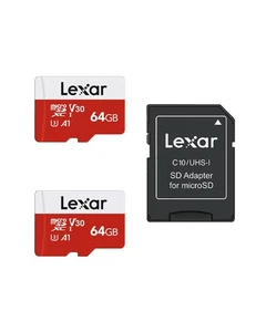 64GB Micro SD Card 2 Pack, microSDXC UHS-I Flash Memory Card with Adapter - U... - Picture 1 of 8